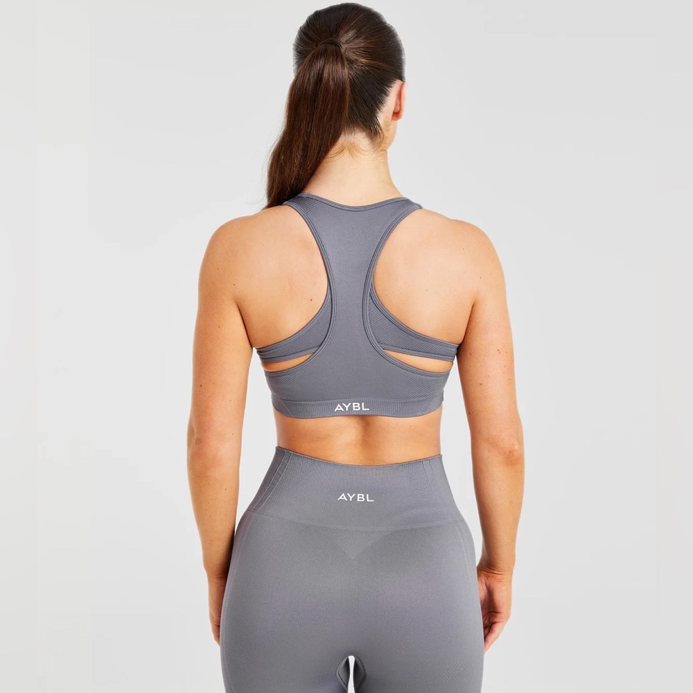 AYBL Balance V3 Seamless Sports Bra in Charcoal Grey - Medium - Picture 2 of 5